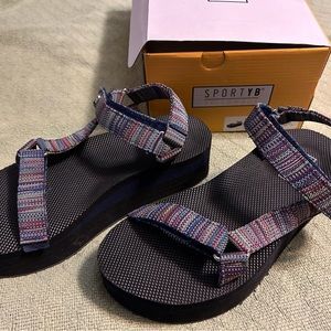 New in box. No tags. Never worn. Receipt available. Size 7 1/2.